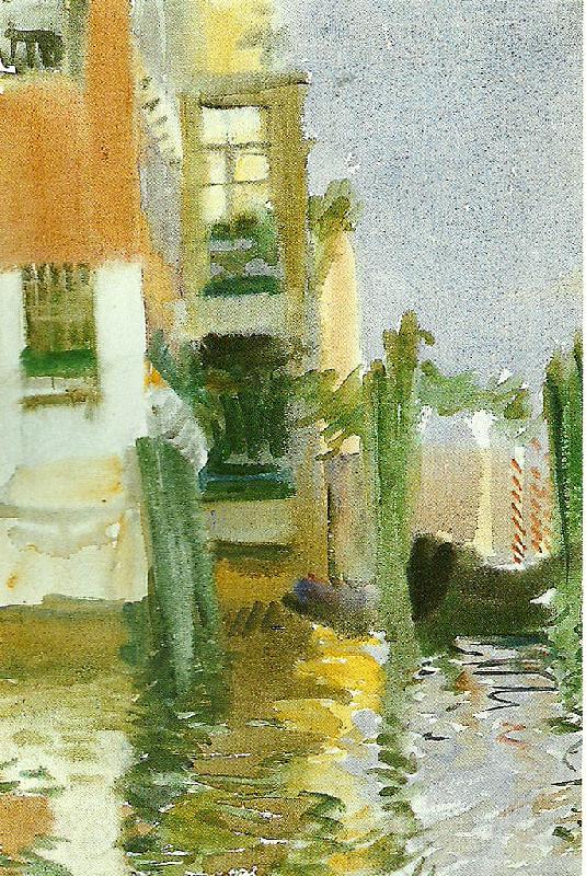 Anders Zorn venetiansk kanal France oil painting art